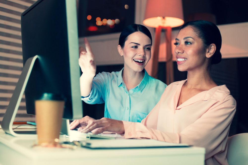 Consultants working together