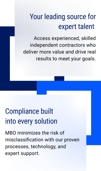 Your leading source for expert talent / Compliance build into every solution